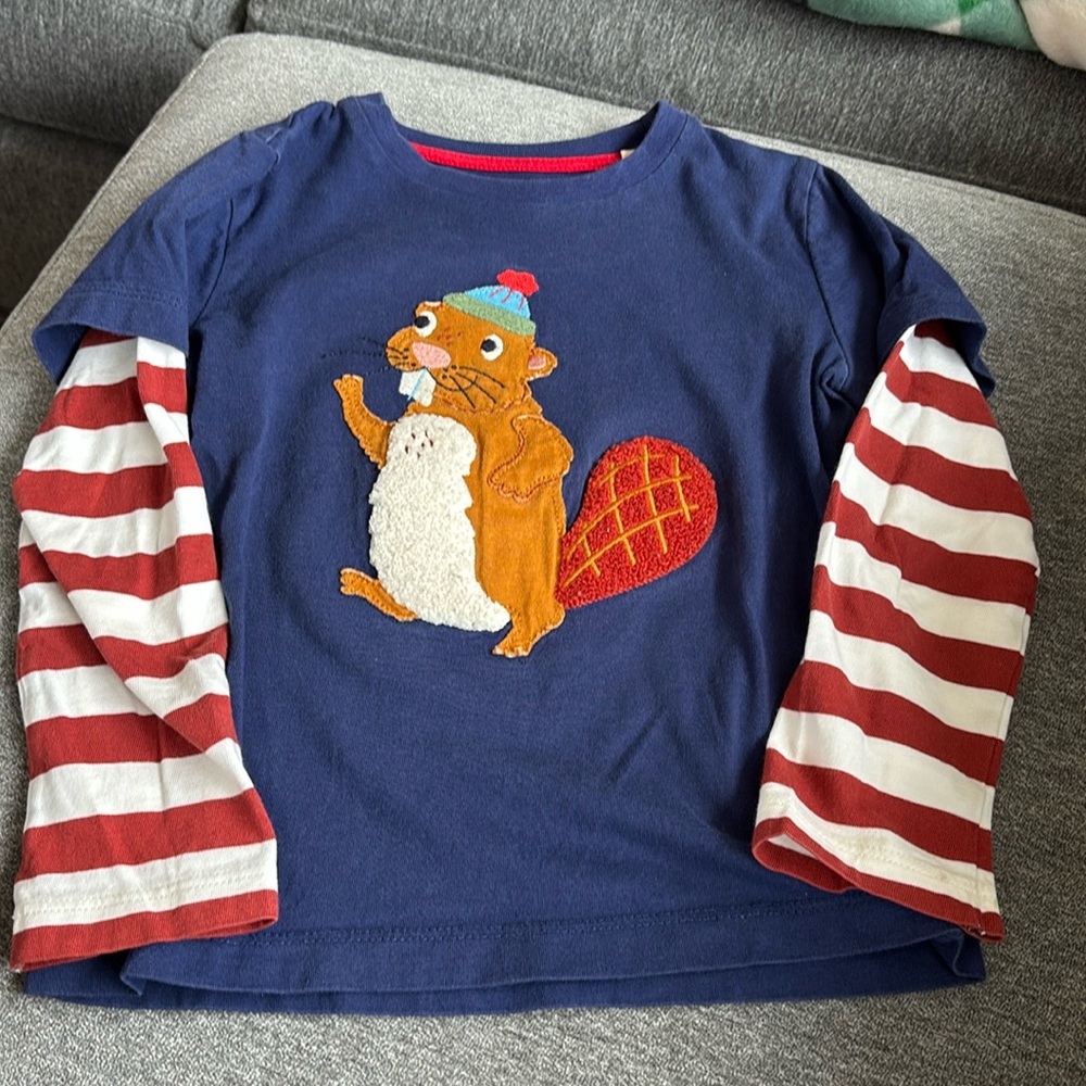 Mini Boden Squirrel Shirt